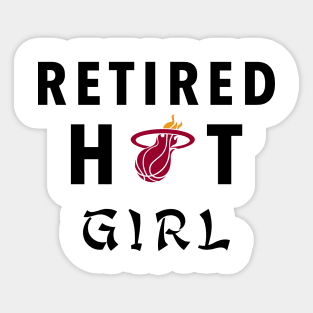 Retired Hot Girl Sticker